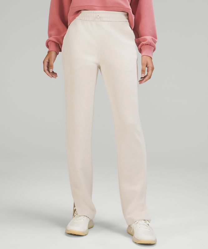 Brushed Softstreme Split-Hem High-Rise Pant