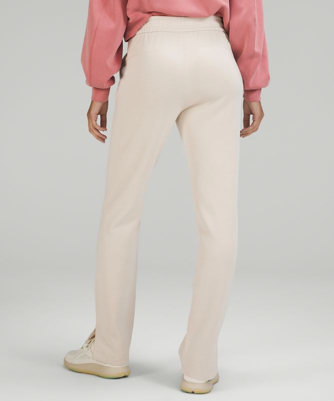 Brushed Softstreme Split-Hem High-Rise Pant