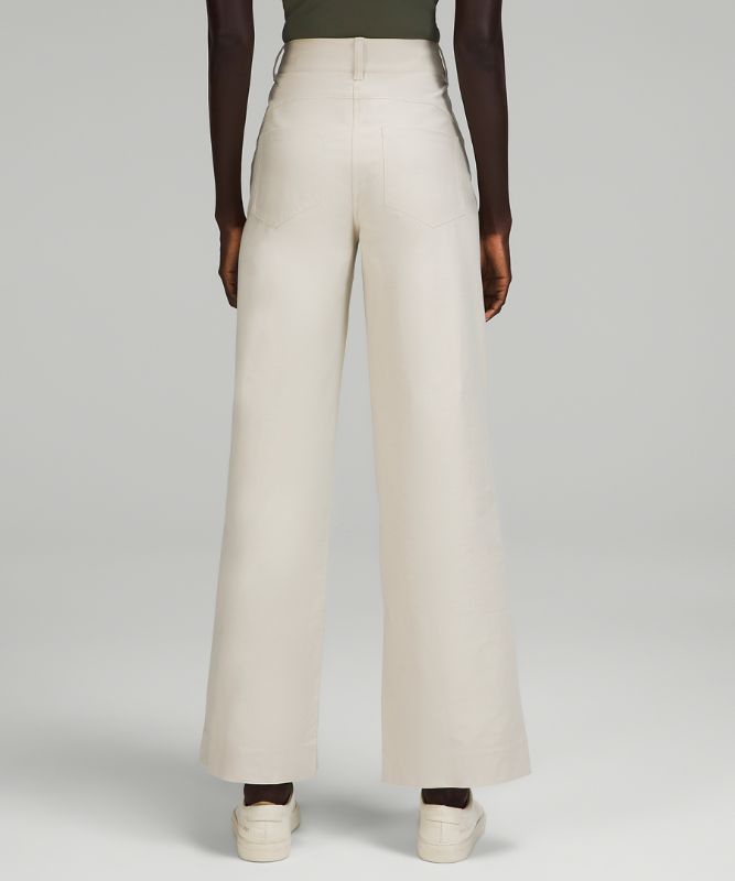 City Sleek 5 Pocket Wide-Leg High-Rise Pant *Light Utilitech