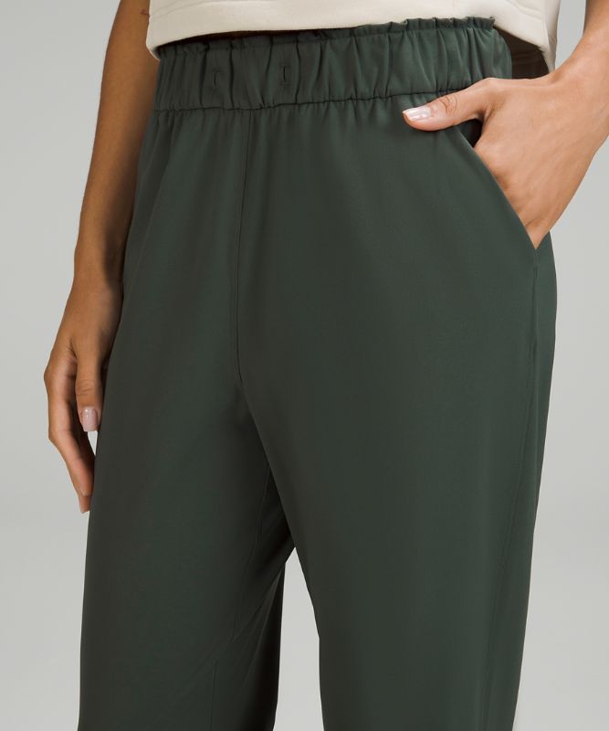 Stretch High-Rise 7/8 Length Pant 25, Smoked Spruce