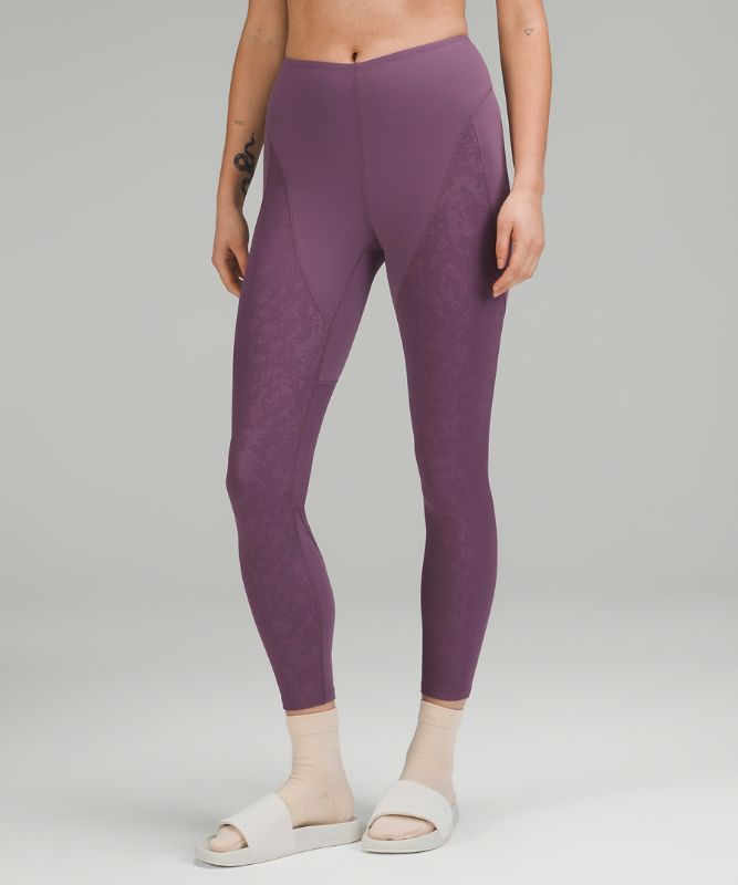 lululemon lab Embossed Nulu Yoga Tight 25"