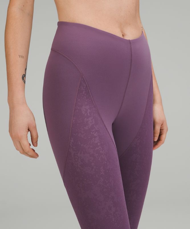 lululemon lab Embossed Nulu Yoga Tight 25"