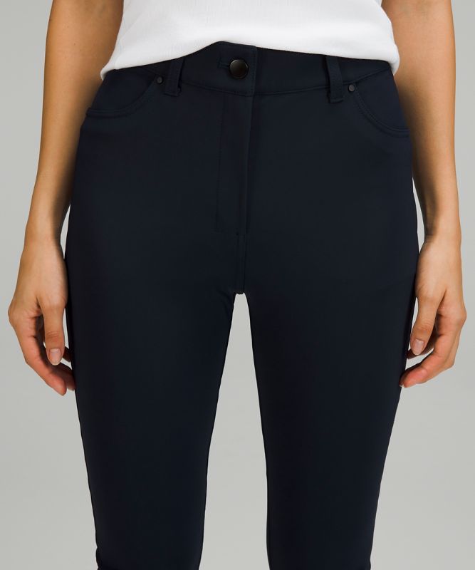 City Sleek Slim-Fit 5 Pocket High-Rise Pant