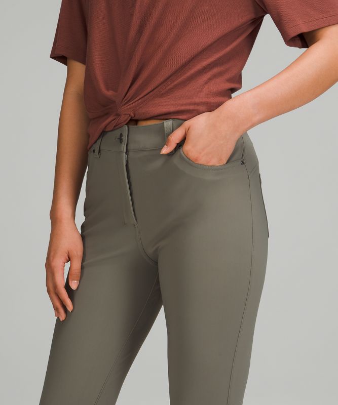 City Sleek Slim-Fit 5 Pocket High-Rise Pant