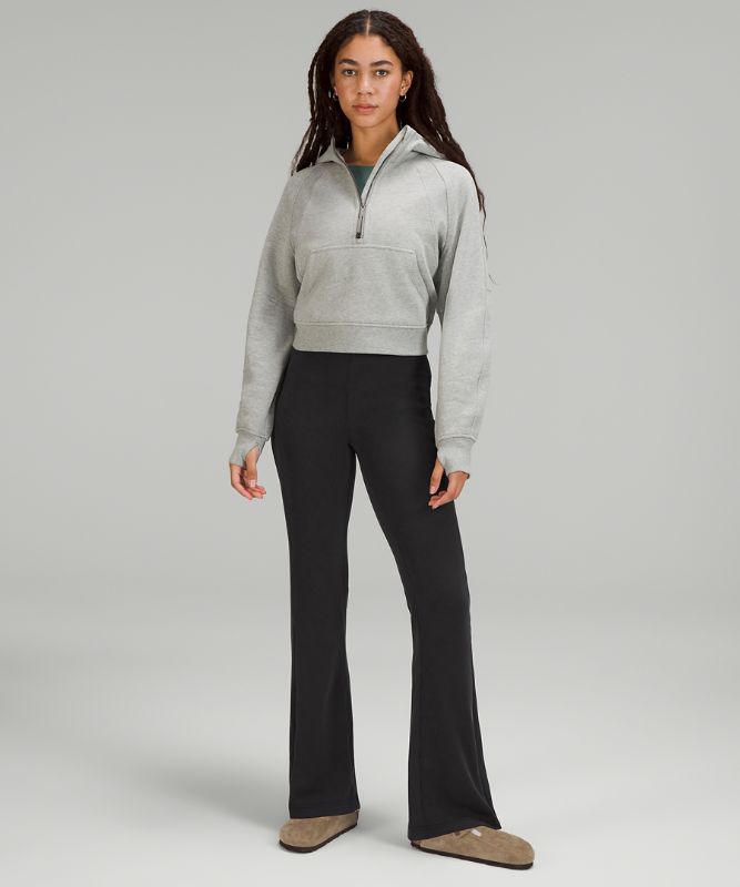 Brushed Softstreme Ribbed Zip Flared Pant 32.5"