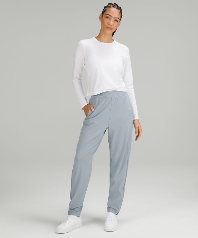 Everlux High-Rise Zip-Leg Track Pants