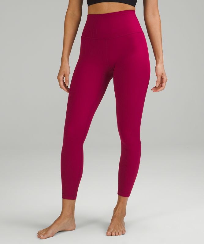 lululemon Align™ Ribbed High-Rise Pant 24 *Asia Fit, Pomegranate