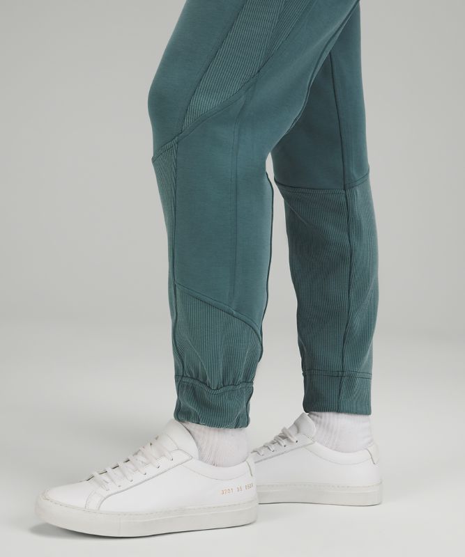 Brushed Softstreme Ribbed High-Rise Jogger