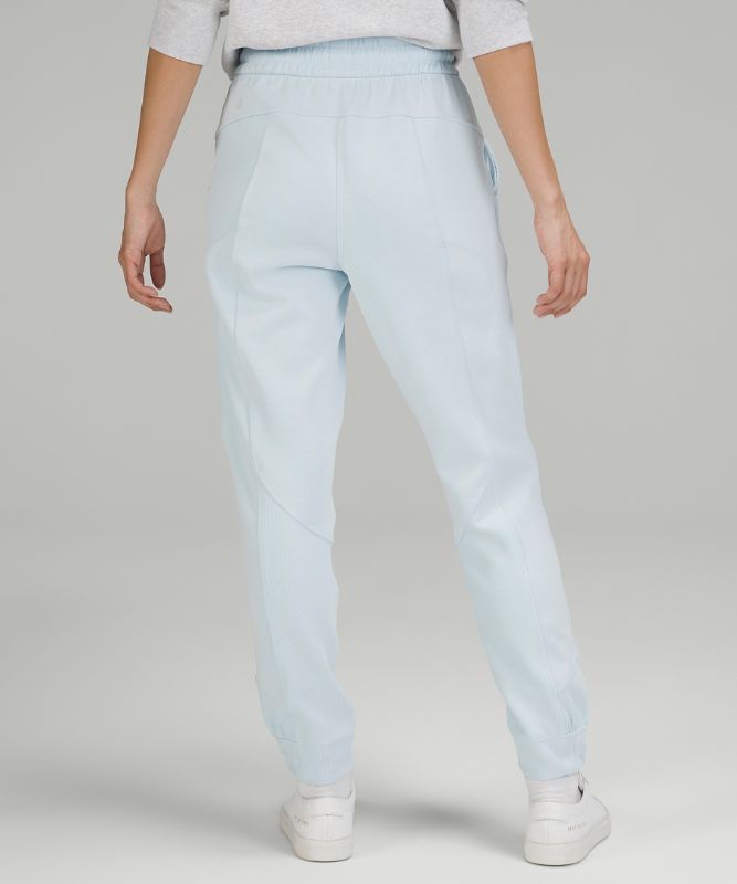 Brushed Softstreme Ribbed High-Rise Jogger