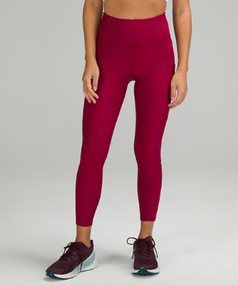 lululemon Fast and Free High-Rise Fleece Tight 24" *Asia Fit