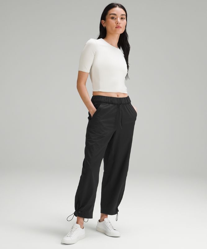 Cinchable Cuff High-Rise Jogger *Asia Fit | Black | luludrops