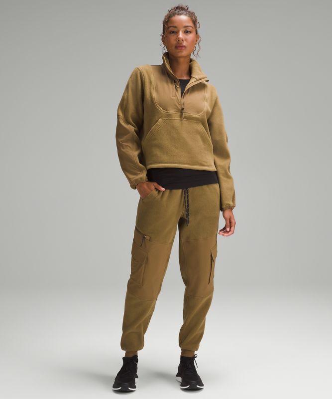 Fleece + Ripstop Cargo High-Rise Hiking Jogger *Full Length