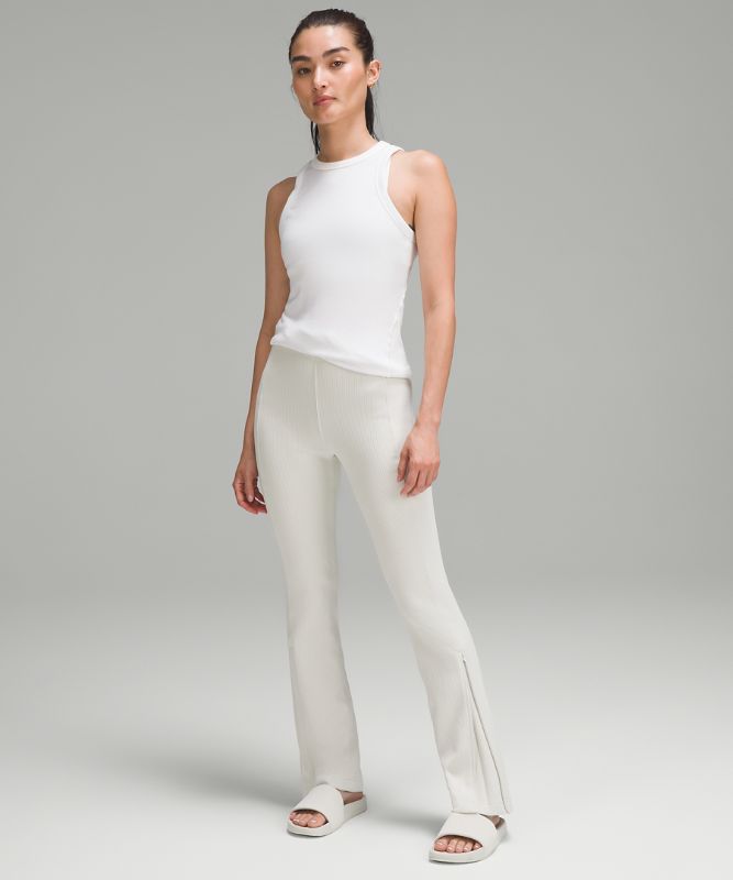 Ribbed Softstreme Zip-Leg High-Rise Pant *Asia Fit