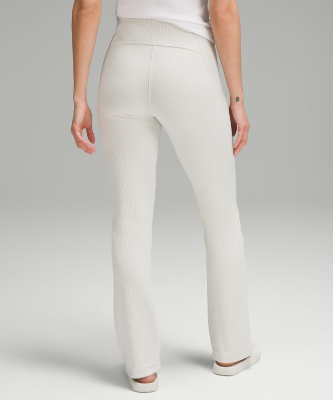 Ribbed Softstreme Zip-Leg High-Rise Pant *Asia Fit