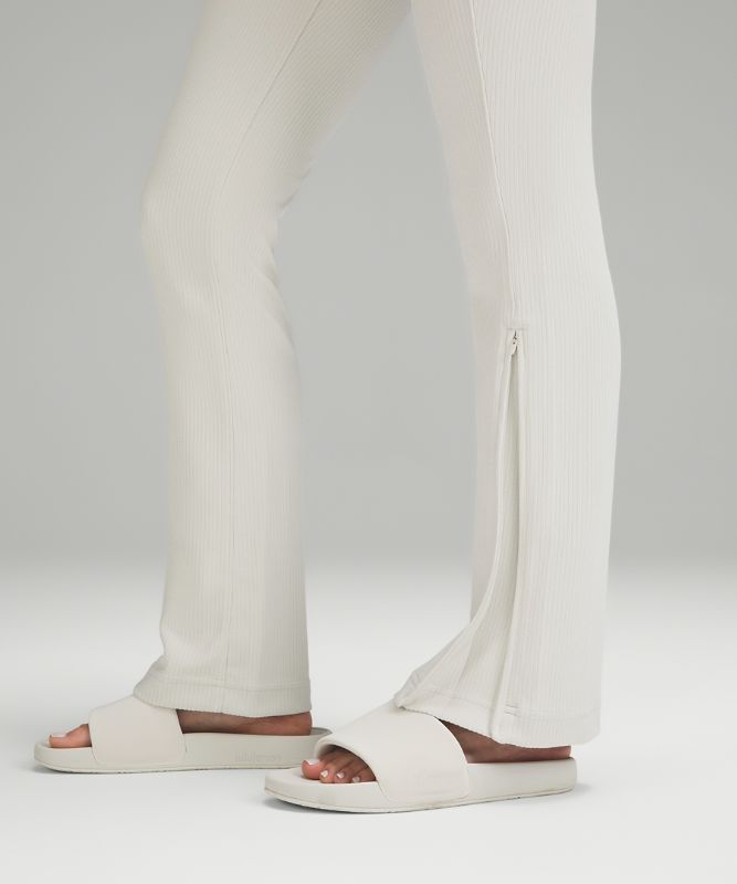 Ribbed Softstreme Zip-Leg High-Rise Pant *Asia Fit