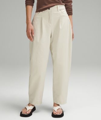 Lululemon + City Sleek 5 Pocket Wide-Leg High Rise 7/8 Length Pant