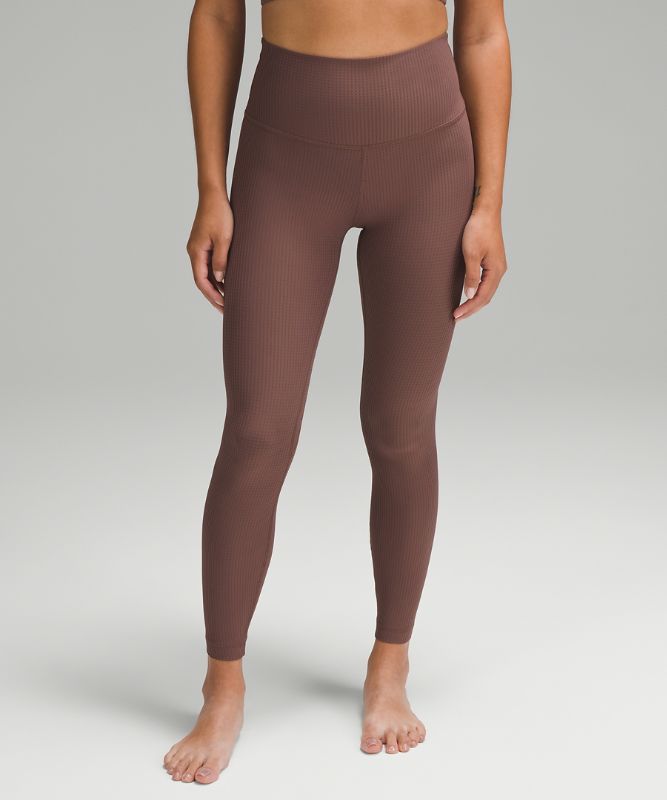 High-Rise Yoga Tight 24" *Grid Texture Asia Fit