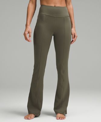 Lululemon On The Fly 7/8 Pant In Formation Camo Deep Coal Multi