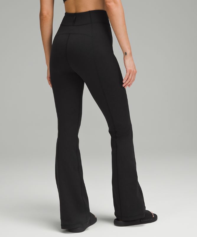 Define Zip-Front High-Rise Flared Pants *Asia Fit