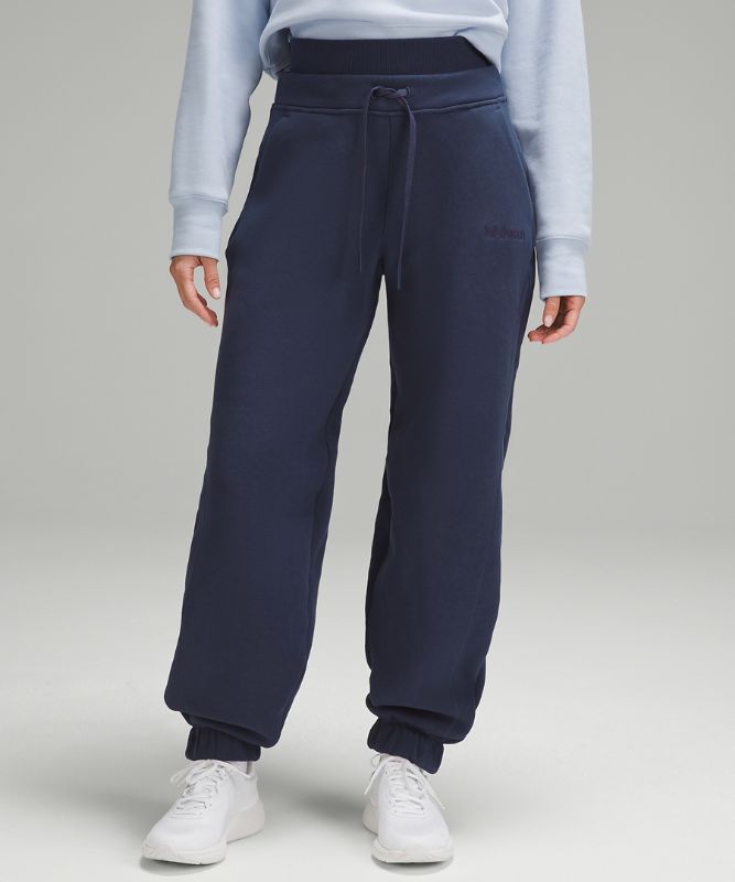 Plush Fleece Double-Waisted High-Rise Joggers *Asia Fit