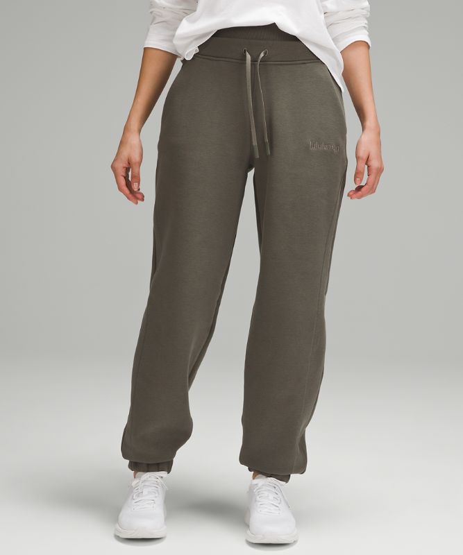 Plush Fleece Double-Waisted High-Rise Joggers *Asia Fit