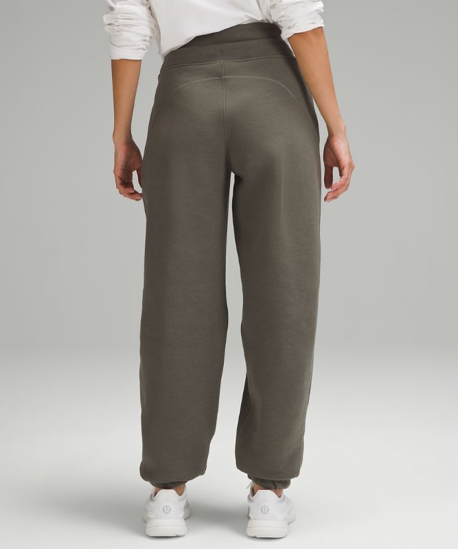 Plush Fleece Double-Waisted High-Rise Joggers *Asia Fit