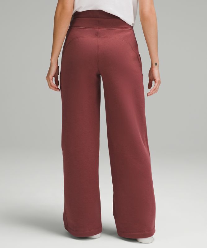 Plush Fleece High-Rise Double-Waisted Pants *Asia Fit