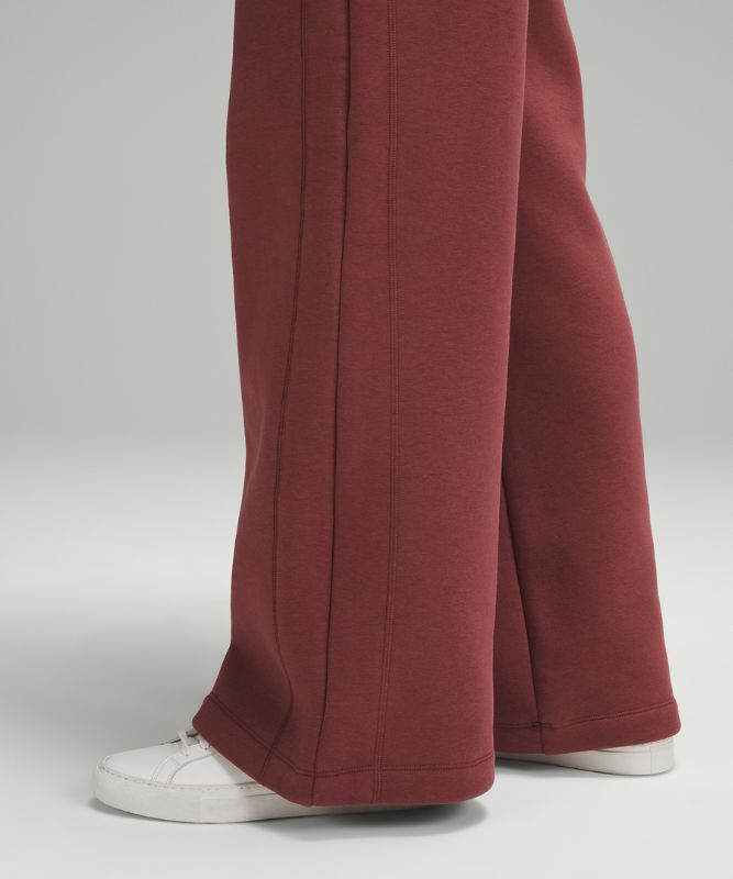 Plush Fleece High-Rise Double-Waisted Pants *Asia Fit