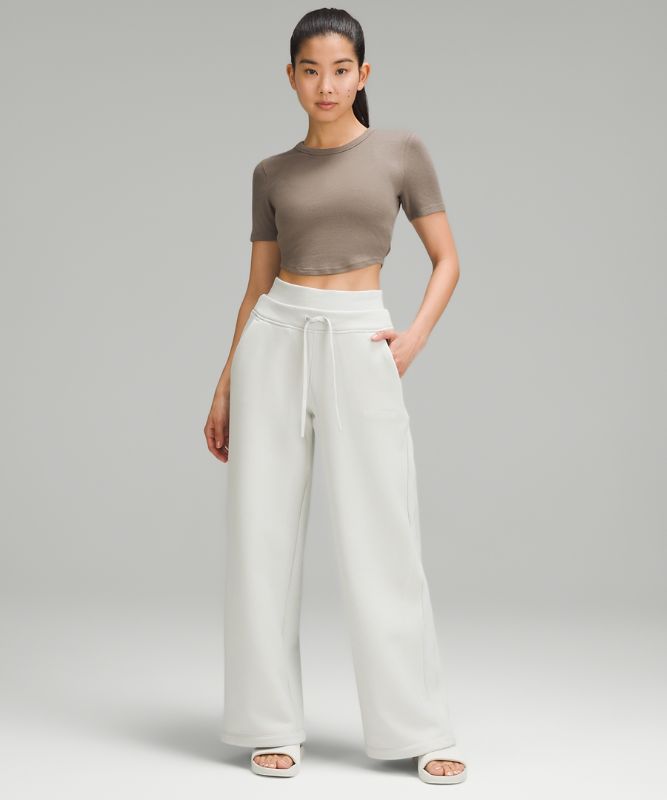 Plush Fleece High-Rise Double-Waisted Pants *Asia Fit