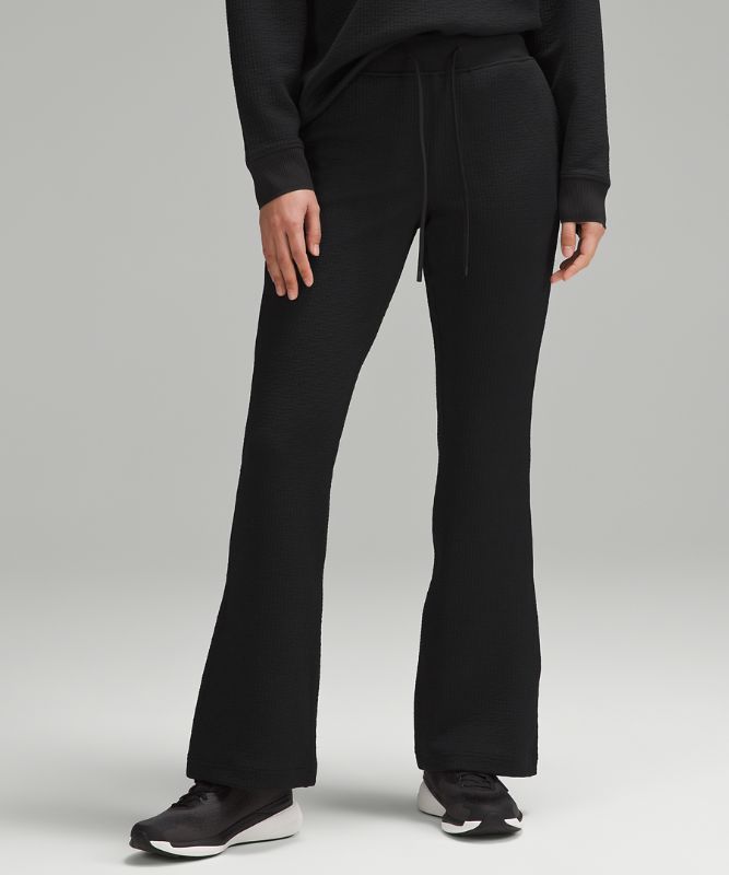 Textured High-Rise Flared Track Pant 30" *Asia Fit