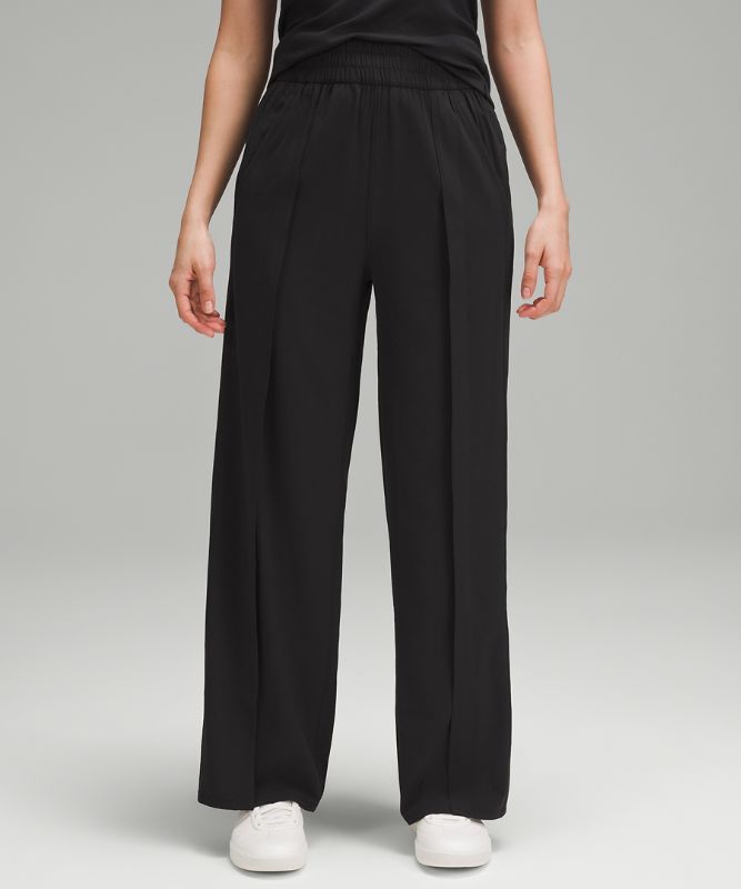 Front-Pleat High-Rise Wide-Leg Pants *Asia Fit