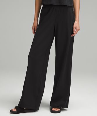 Lululemon LA Asymmetrical Cut-Out Crew & Wide Side Split High Rise Sweatpants 8 on sale