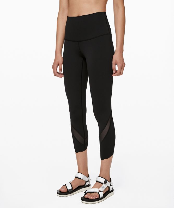 Wunder Under Crop II 23" *Roll Down Scallop Full-On Luxtreme