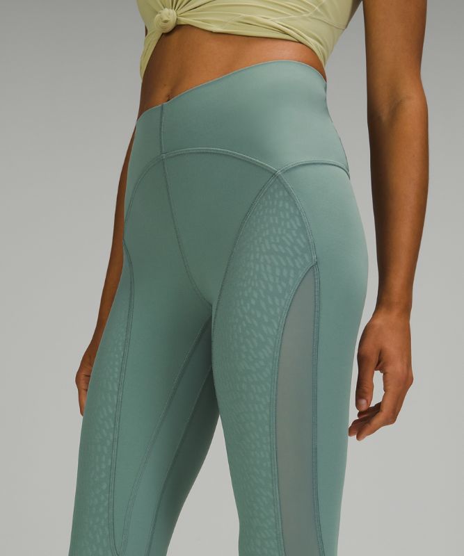 Nulu™ and Mesh Mid-Rise Yoga Crop 23"