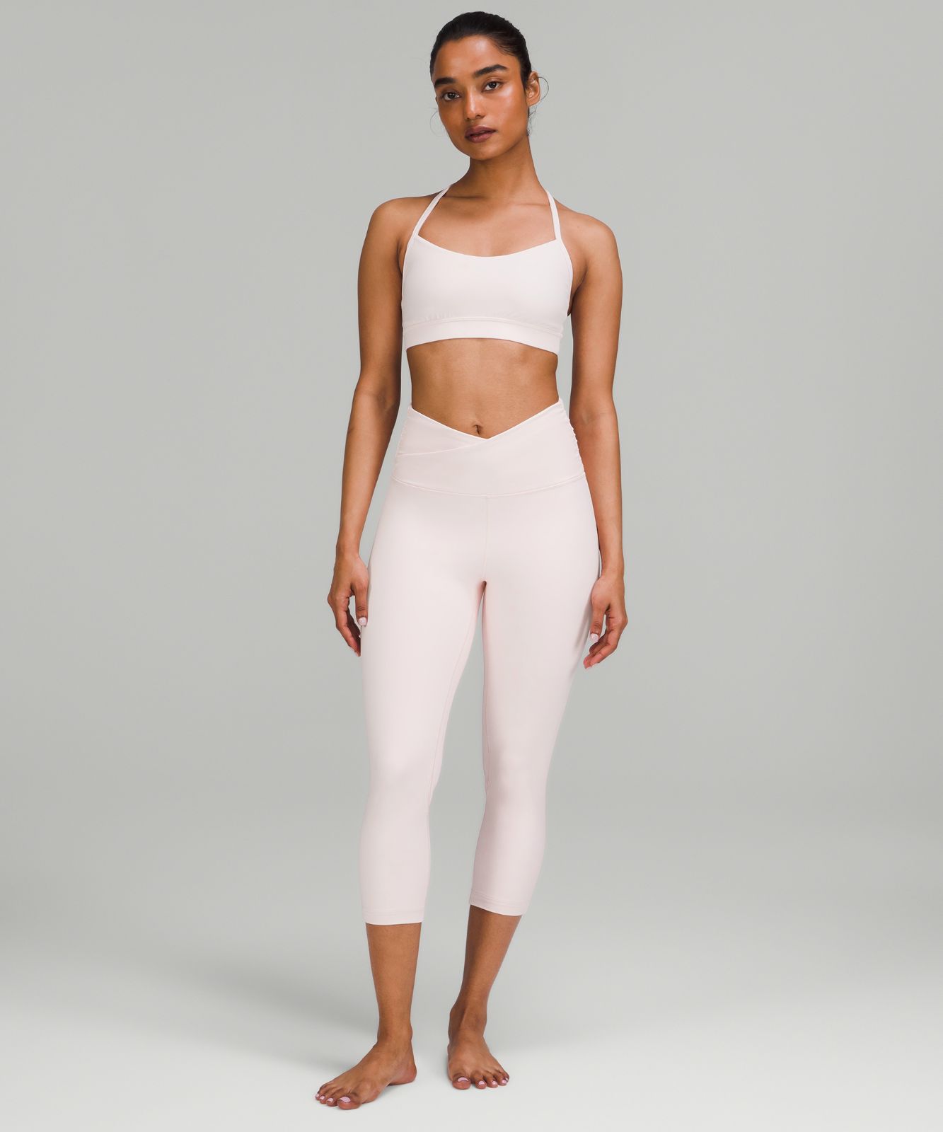 レア】ルルレモン 新品タグ付 ローズ align crop 21レギンス 6