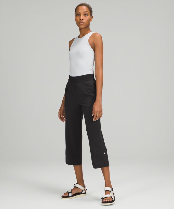 Ease Back In High-Rise Culotte