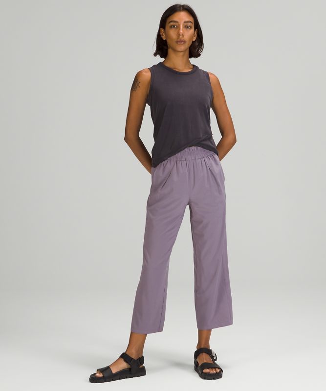 Ease Back In High-Rise Culotte