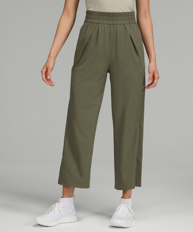 Ease Back In High-Rise Culotte