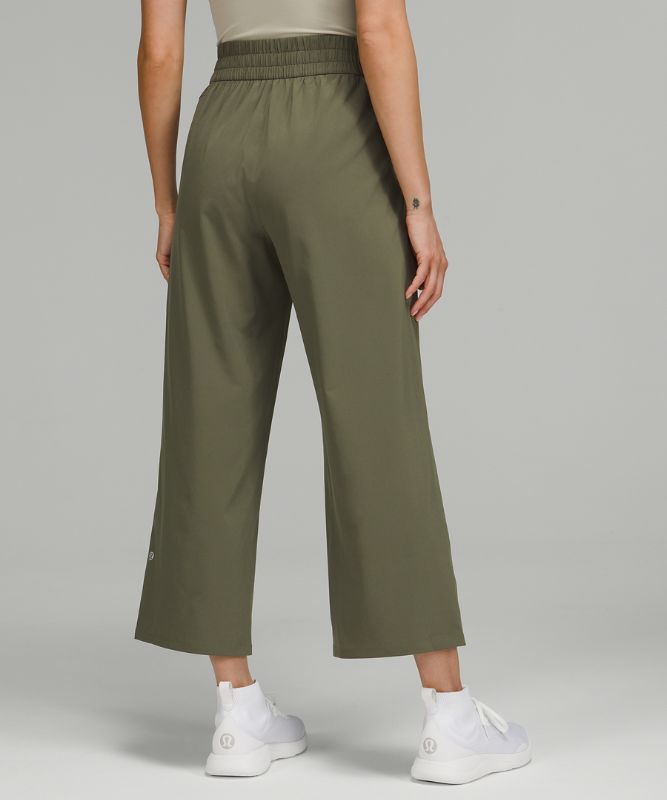 Ease Back In High-Rise Culotte