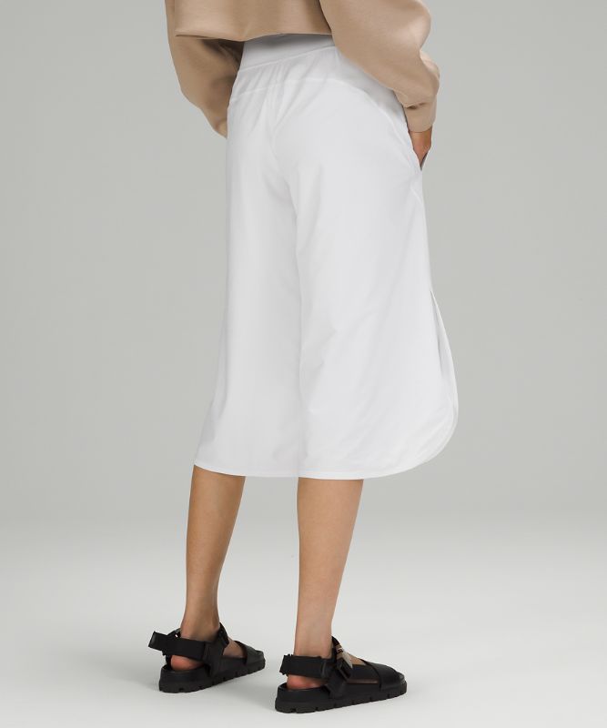 Wide Leg Side Wrap High-Rise Crop