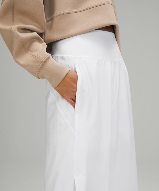 Wide Leg Side Wrap High-Rise Crop