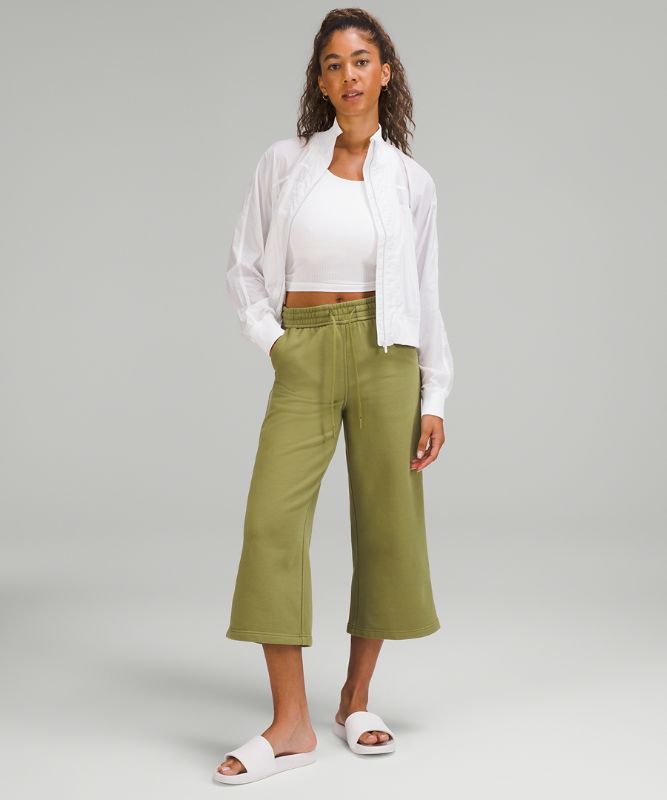 Loungeful High-Rise Wide-Leg Cropped Pant