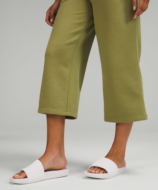 Loungeful High-Rise Wide-Leg Cropped Pant