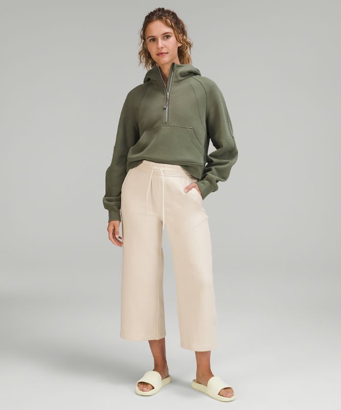 Loungeful High-Rise Wide-Leg Cropped Pant