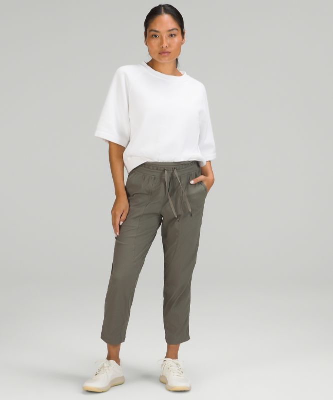 Dance Studio Mid-Rise Cropped Pants 23 *Asia Fit, Grey Sage