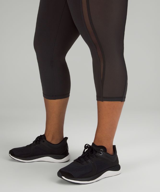 Everlux and Mesh Super-High-Rise Training Crop 21" 