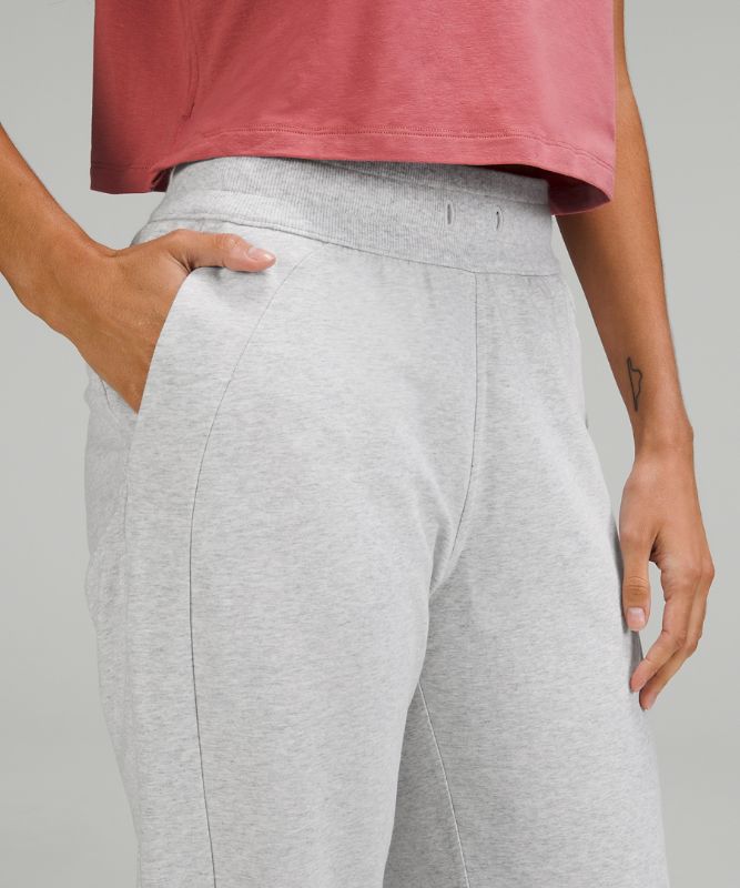 Scuba High-Rise French Terry Cropped Jogger