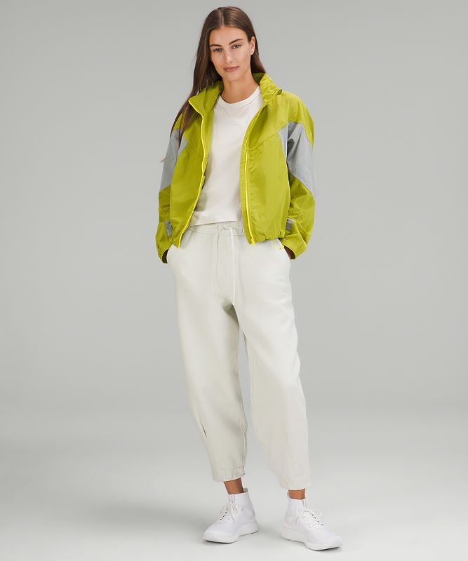 Loungeful Oversized-Fit High-Rise Cropped Jogger