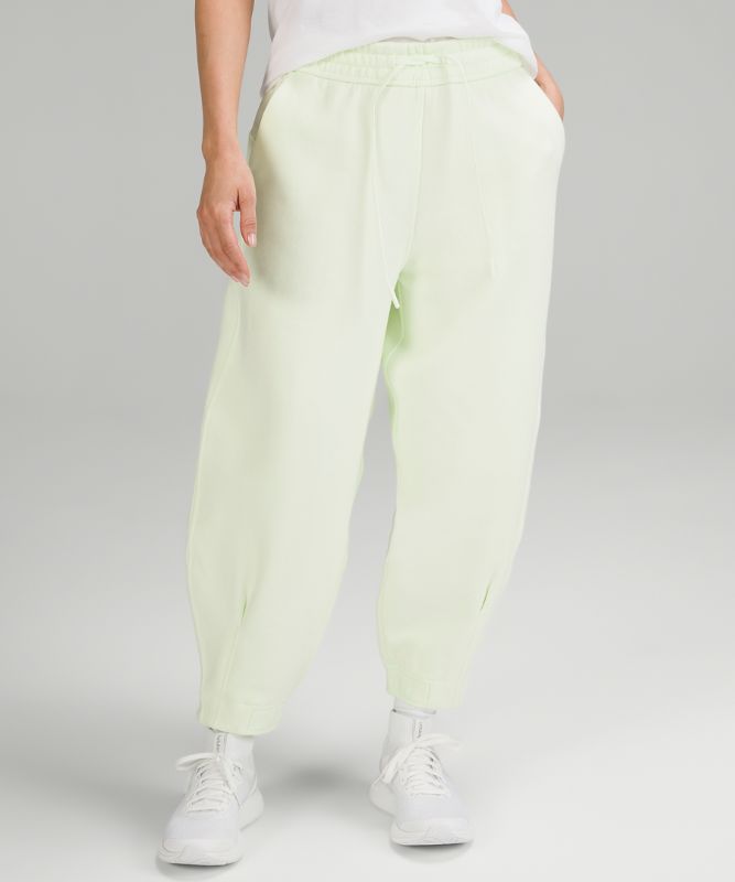 Loungeful Oversized-Fit High-Rise Cropped Jogger