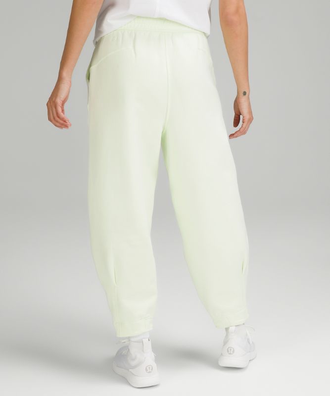 Loungeful Oversized-Fit High-Rise Cropped Jogger